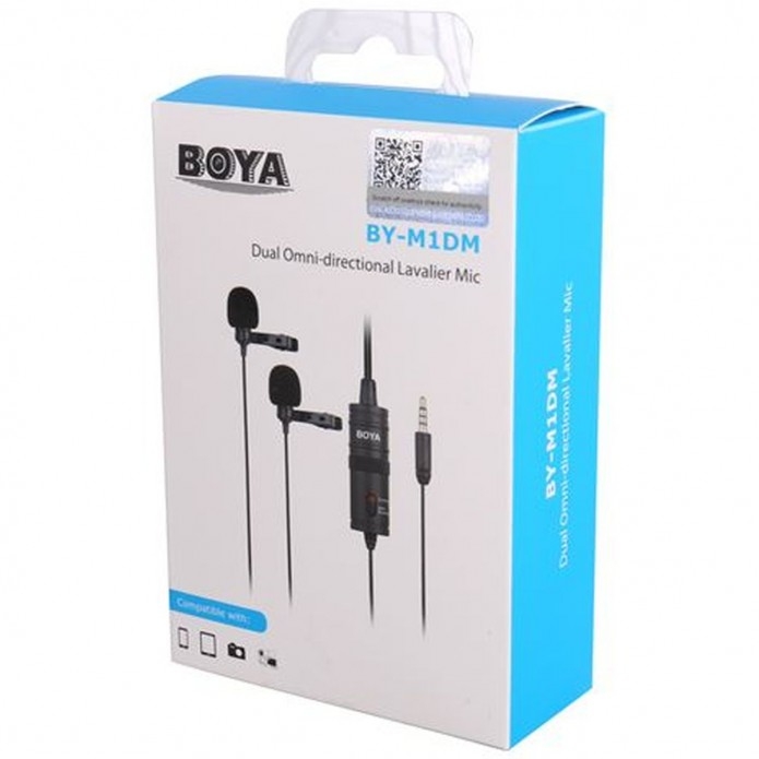 Boya Duo Lavalier Microphone BY-M1DM