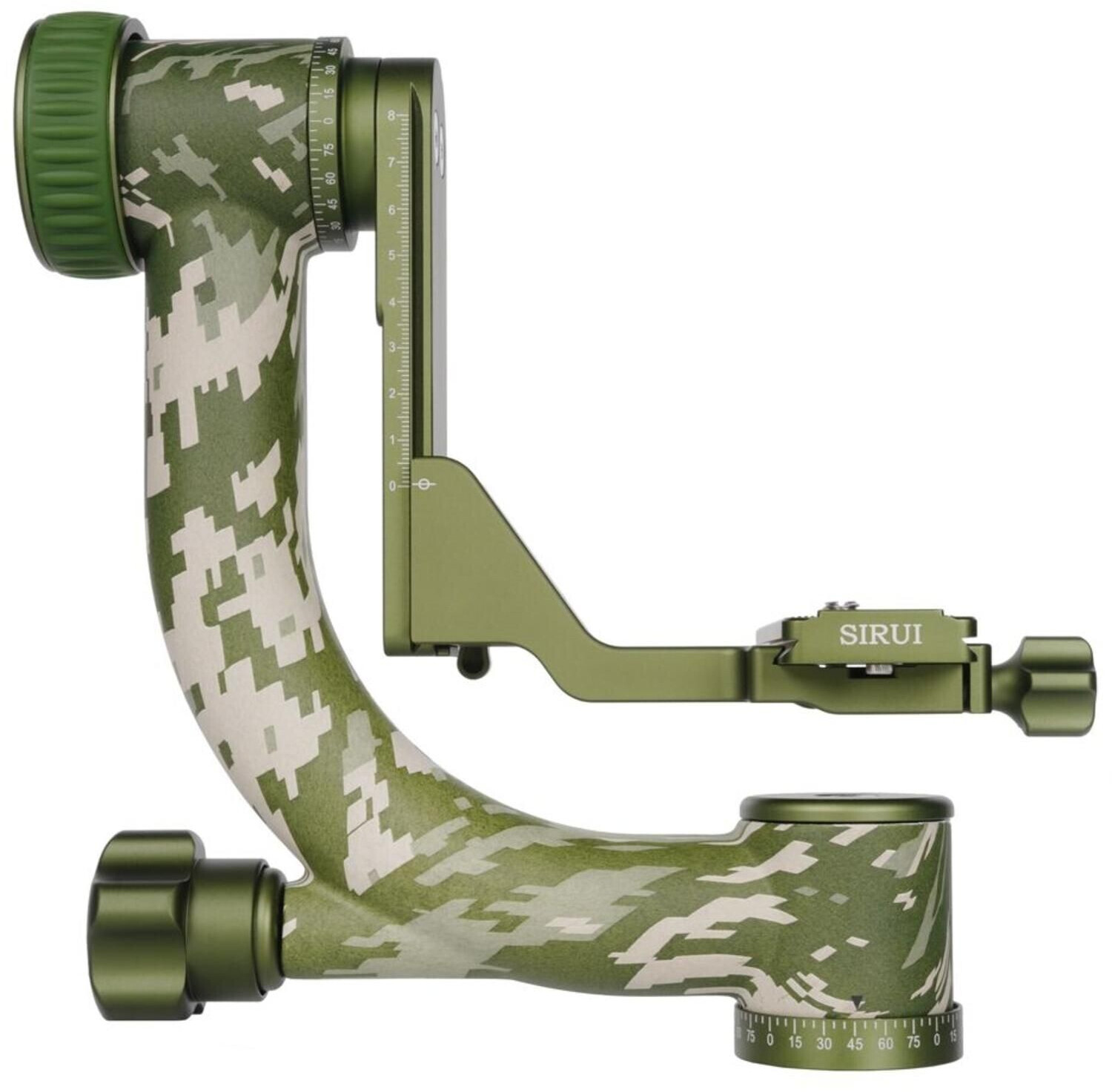SIRUI Explorer CT-3204 + CH20 Camouflage – Carbon-Stativ mit Gimbal-Kopf für Wildlife