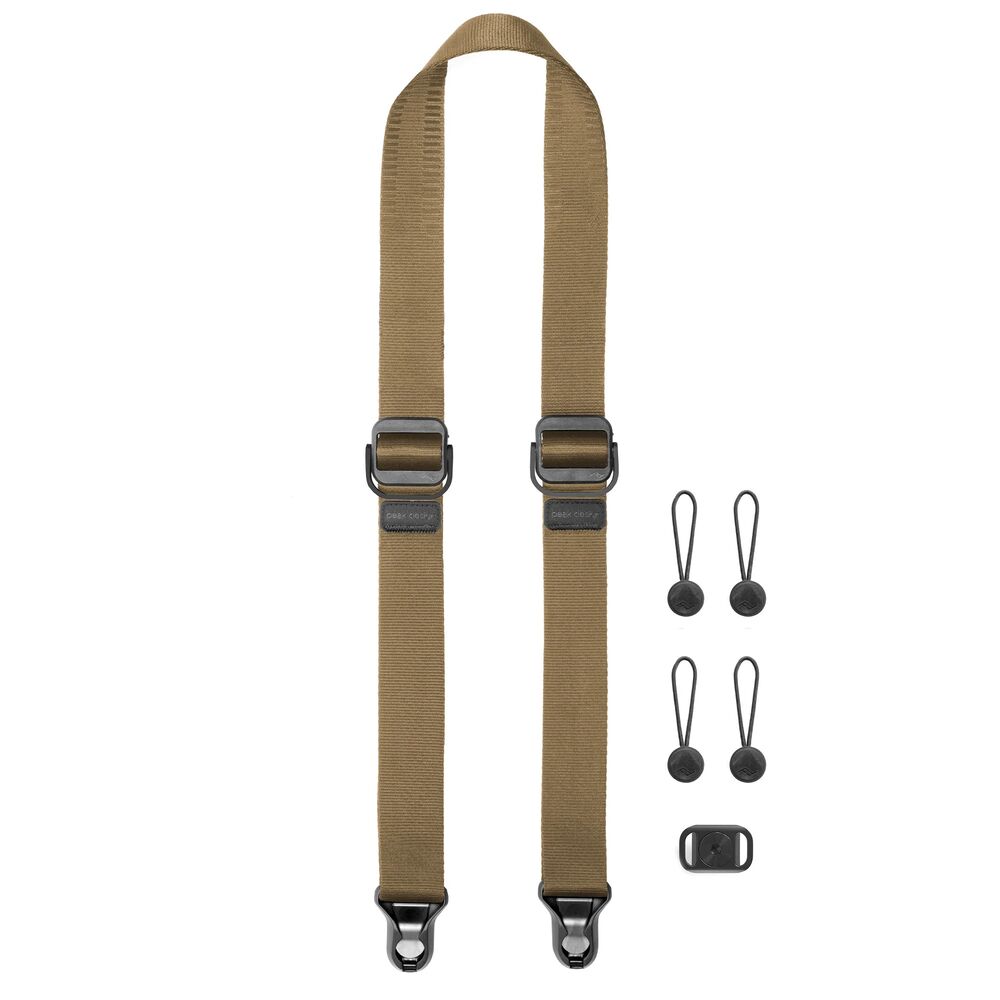 Peak Design Slide Lite Coyote (Braun/Beige) - Kameragurt für mittlere und große DSLR-Kameras