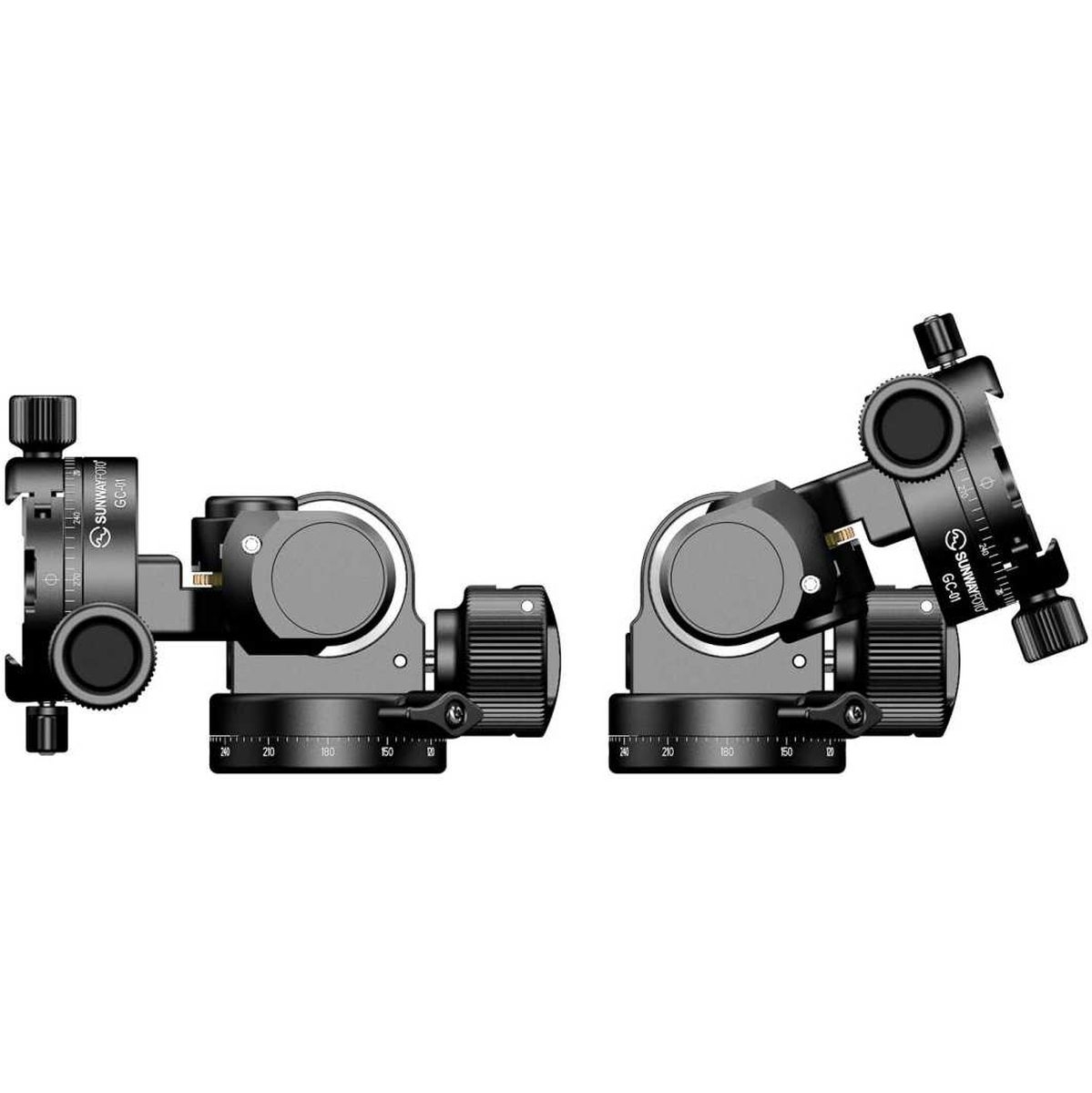 SUNWAYFOTO GH-PRO II+ 3-way gear head with Arca Swiss DP-60G plate