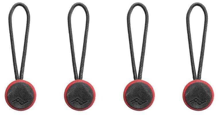 Peak Design Micro Anchor 4x anchor loop, black and red – e.g. for the Leash, Cuff, Slide, Slide Lite or Clutch