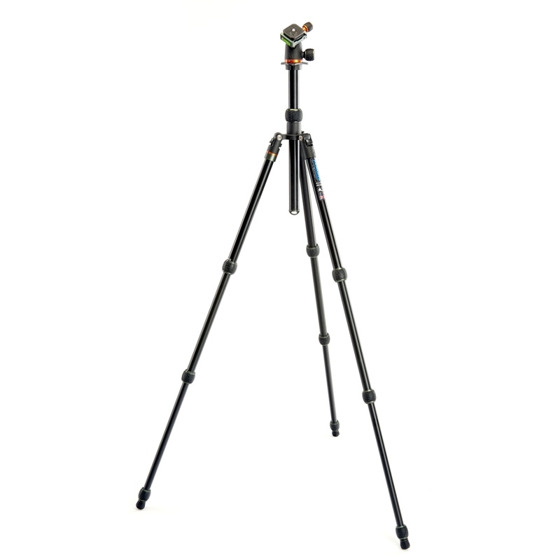 3 Legged Thing Punks Anarchy Travis All-Round Aluminium Travel Tripod with AirHed Neo Ball Head, black, including monopod
