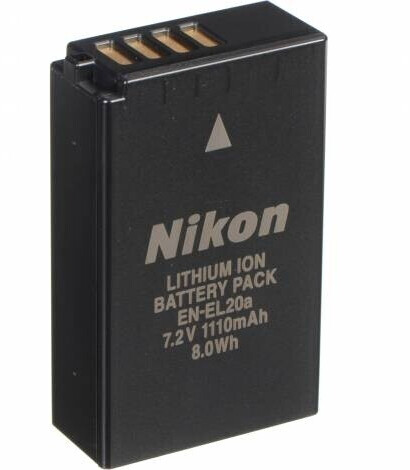 Nikon EN-EL20a Lithium-Ionen-Akku 1.110 mAh
