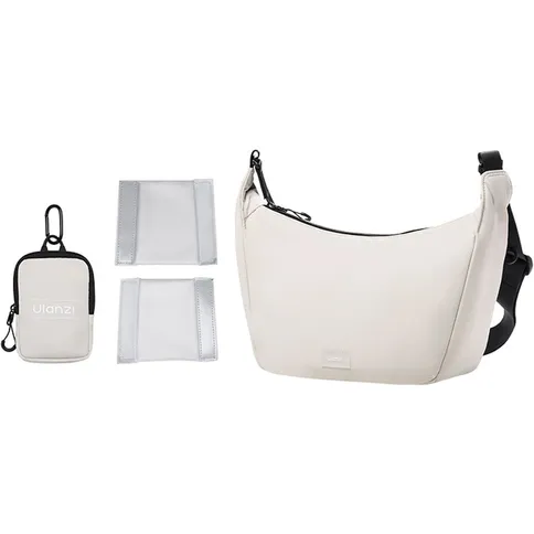 Ulanzi HMN1 Crossbody Bag Light Gray – Kompakte Kameratasche für Systemkamera und Zubehör