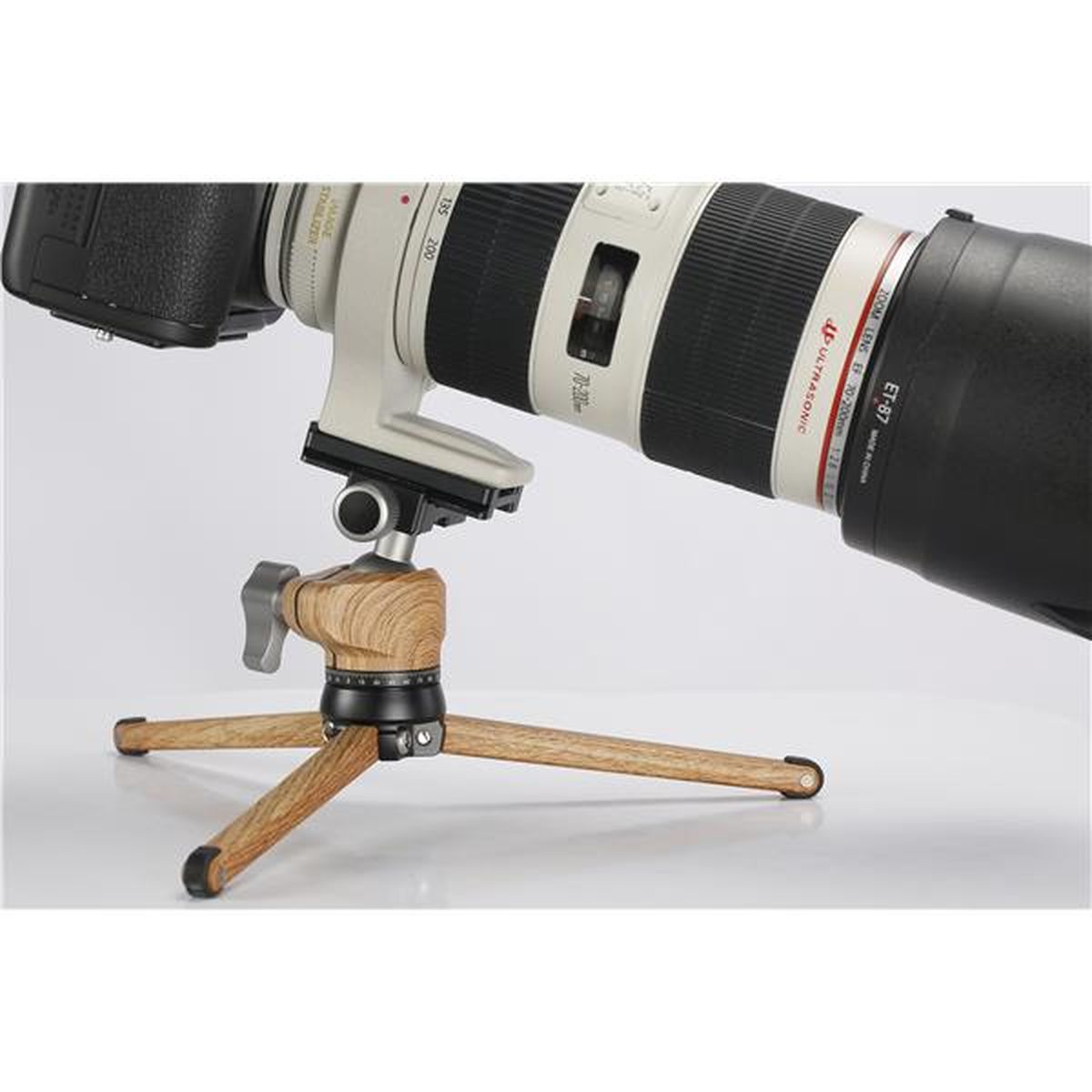 Leofoto Pocket Mini Tripod MT-01 + Ball Head LH-25 Wood