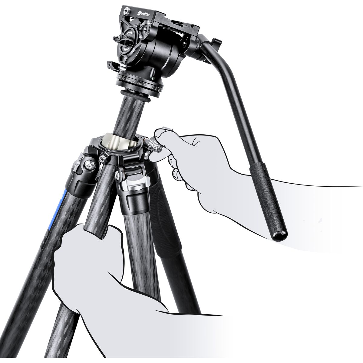 KOWA Spektiv TSN-88A PROMINAR 25-60x88 Travel-Kit (inkl. Tasche, Vario Scope Adapter, Leofoto KIT Manba LV-323C + BV-10)