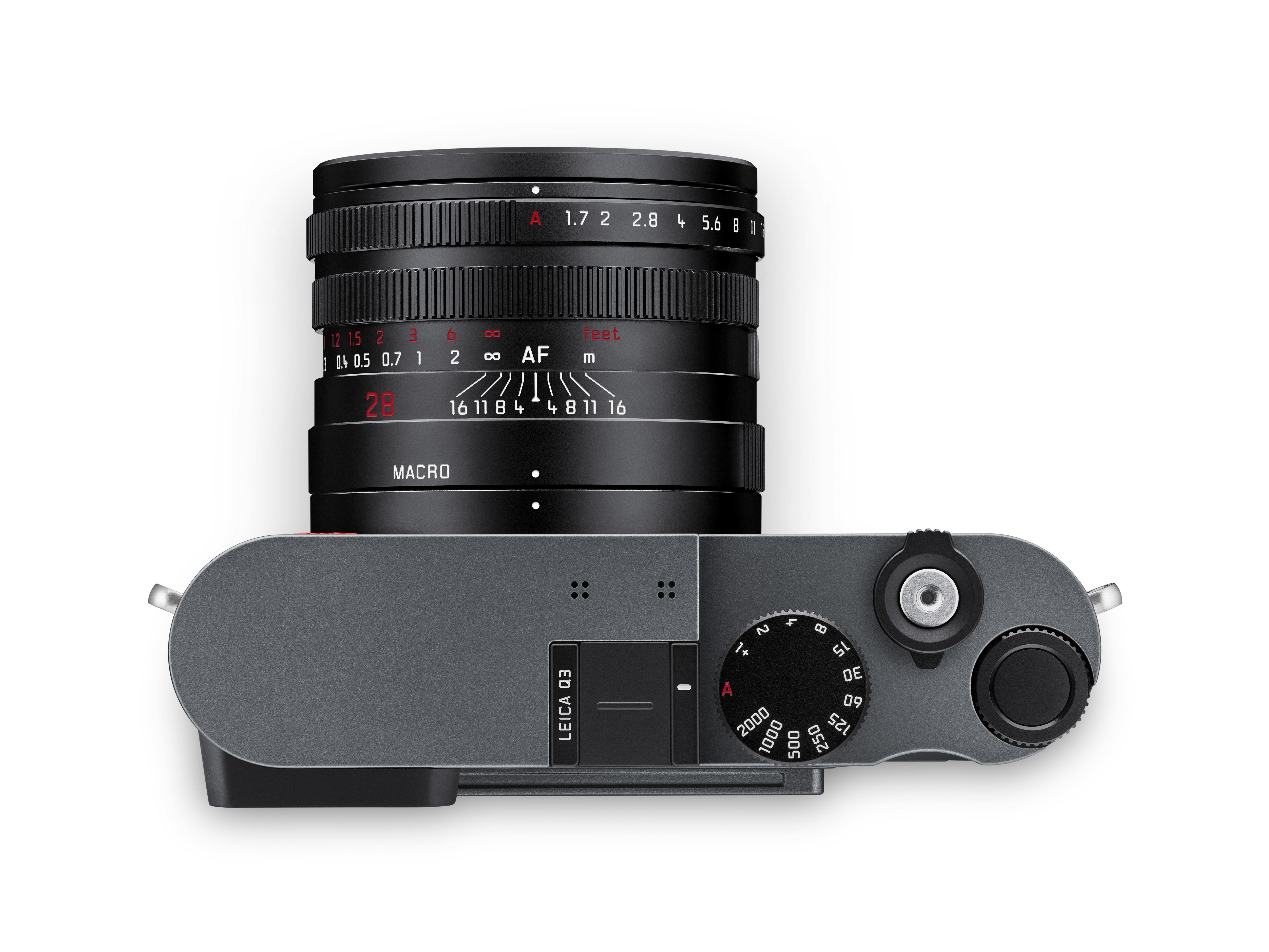 Leica Q3 metallgrau,lackiert  (inkl. gratis BP-SCL6 Ersatzakku)