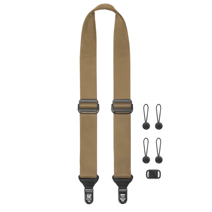 Peak Design Slide Coyote (Braun/Beige)- Kameragurt für mittlere und große DSLR-Kameras
