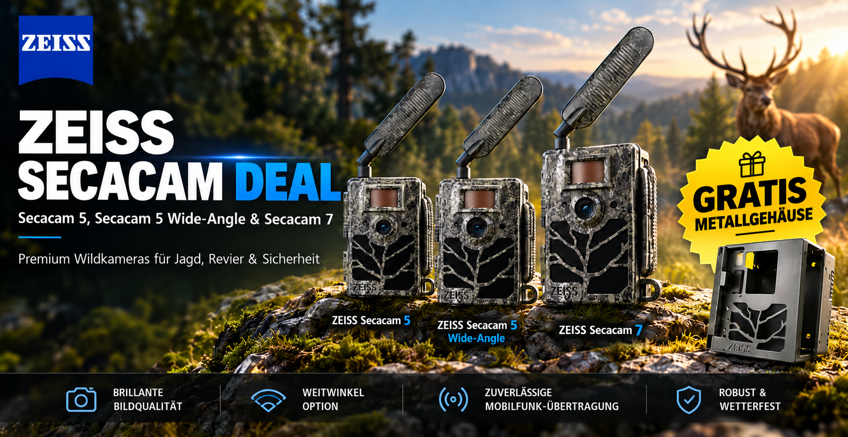 ZEISS SECACAM DEAL – Gratis Metallgehäuse sichern!
