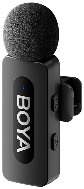 BOYA BY-V20 V2.0 – Kabelloses Dual-Mikrofon mit USB-C für Smartphone, Tablet und Content Creation