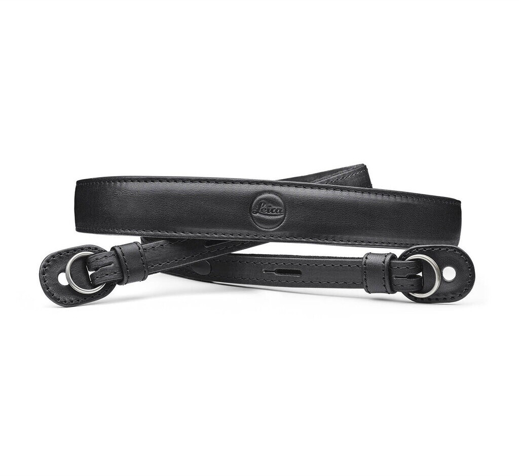 Leica Trageriemen Leder schwarz 24035 – Hochwertiger Kameragurt aus Leder für Leica Kameras