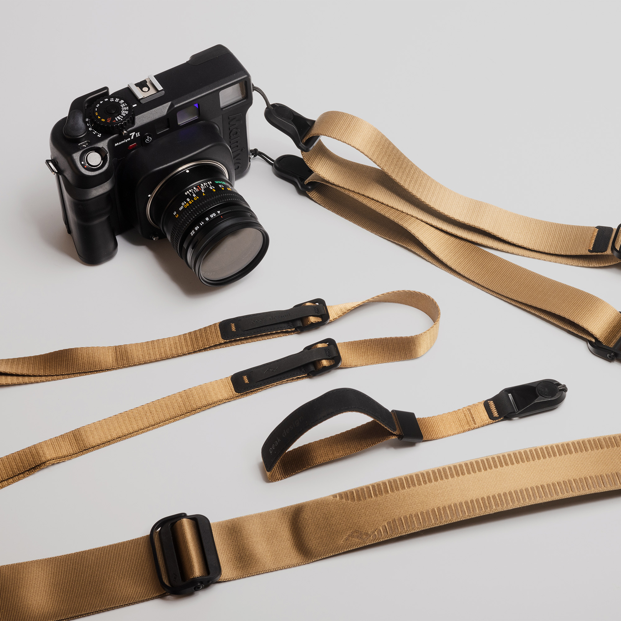 Peak Design Slide Coyote (Braun/Beige)- Kameragurt für mittlere und große DSLR-Kameras