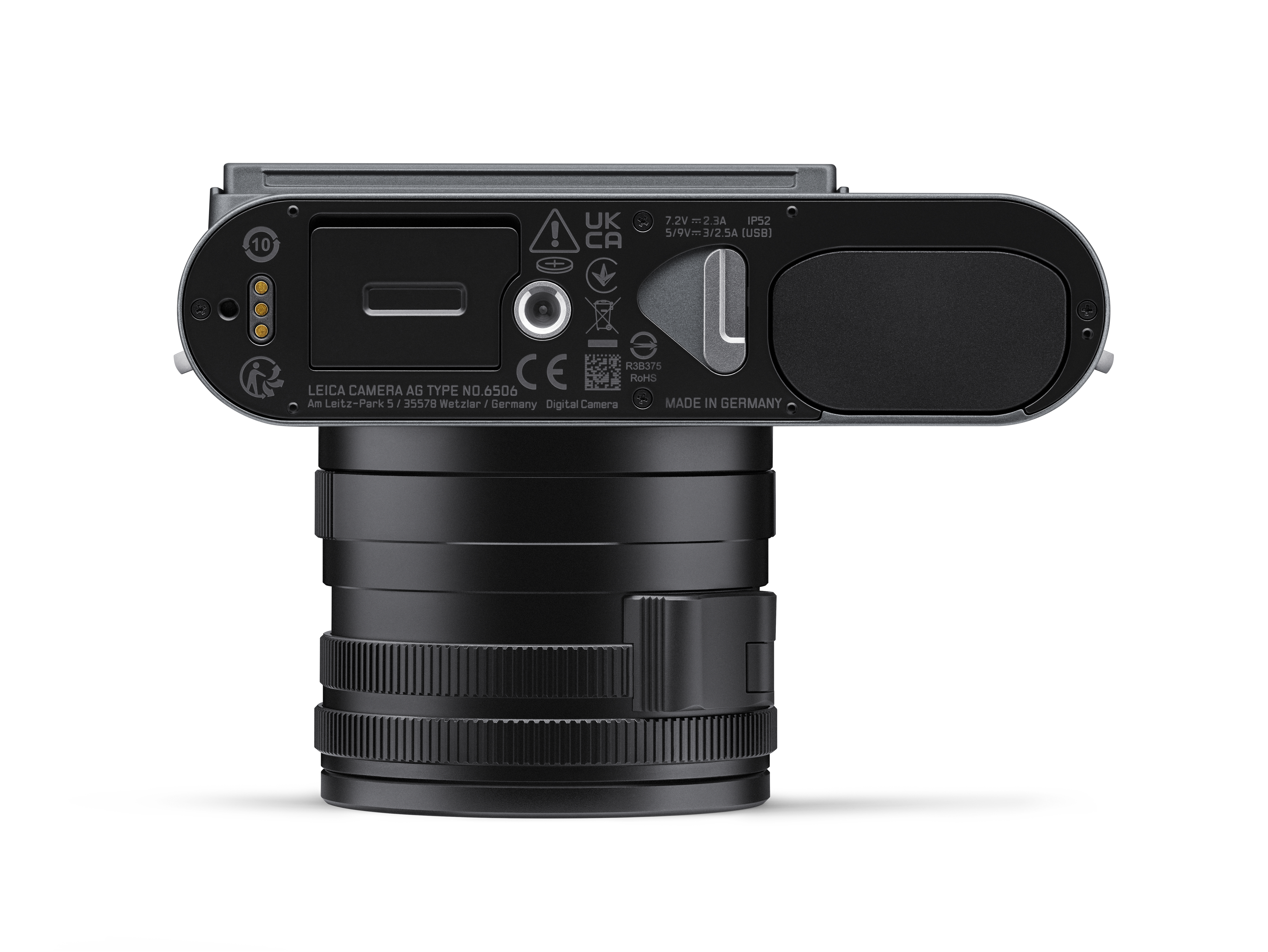 Leica Q3 metallgrau,lackiert  (inkl. gratis BP-SCL6 Ersatzakku)