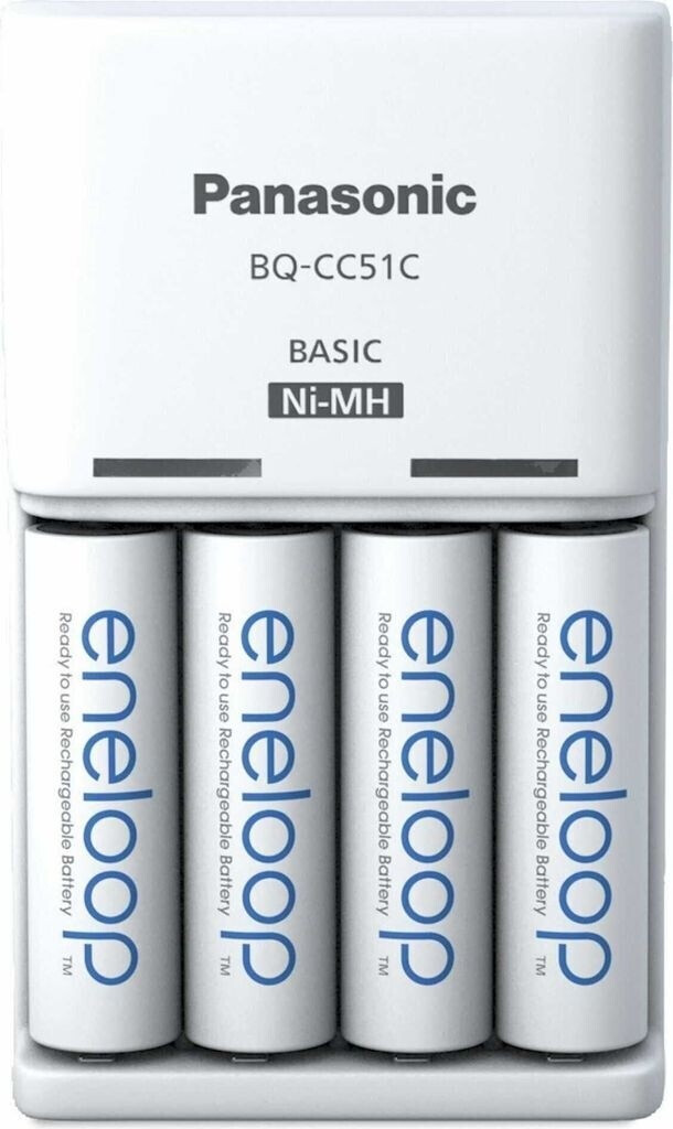 Panasonic eneloop BQ-CC51C mit 4x AA
