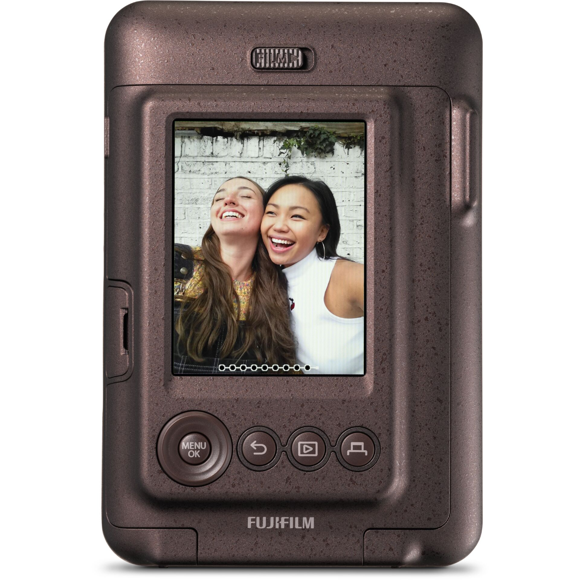 Fujifilm Instax Mini LiPlay dunkel-bronze Sofortbildkamera