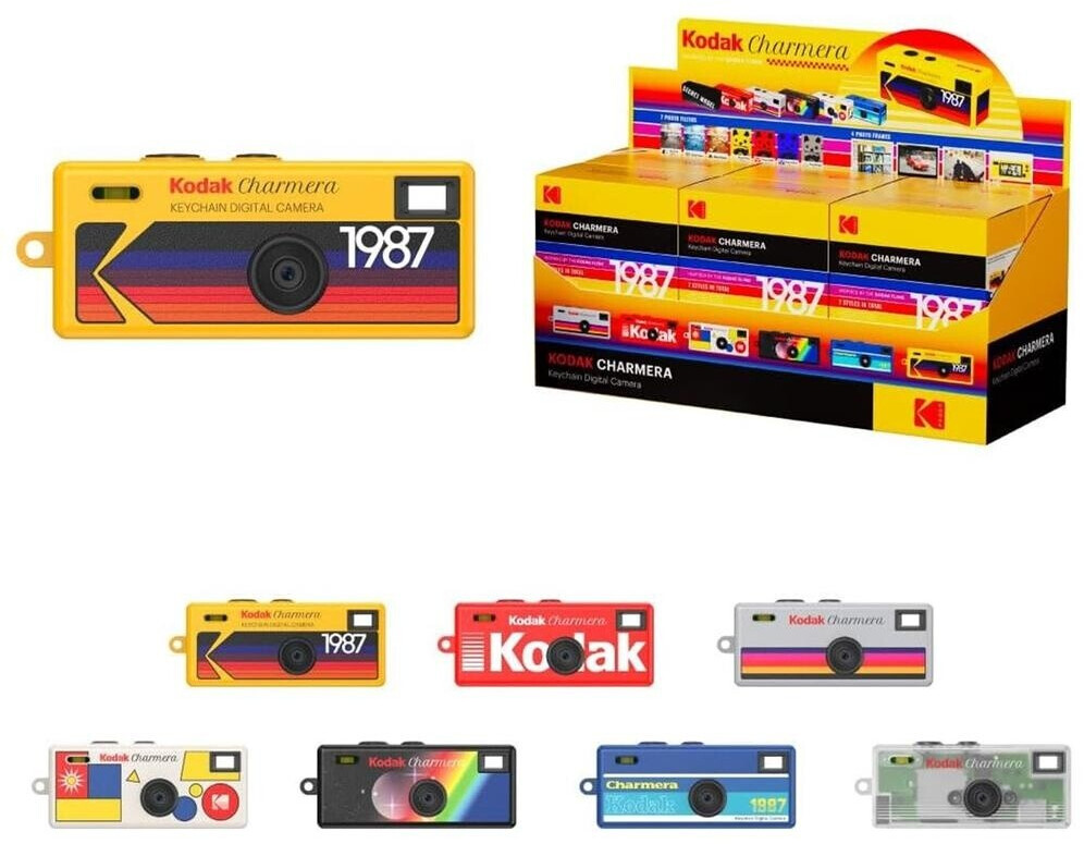 KODAK Charmera 6er Display – 6 Mini-Digitalkameras als Blindbox