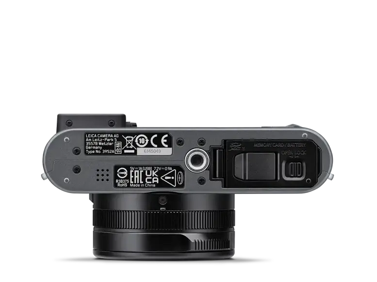 Leica D-Lux 8 metallgrau, lackiert  + Gratis Leica Akku BP-DC15 ersatz Akku