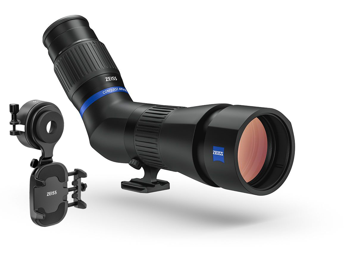 ZEISS Conquest Apia 65 inkl. Okular 20-50x65 + ZEISS Digiscoping Adapterset