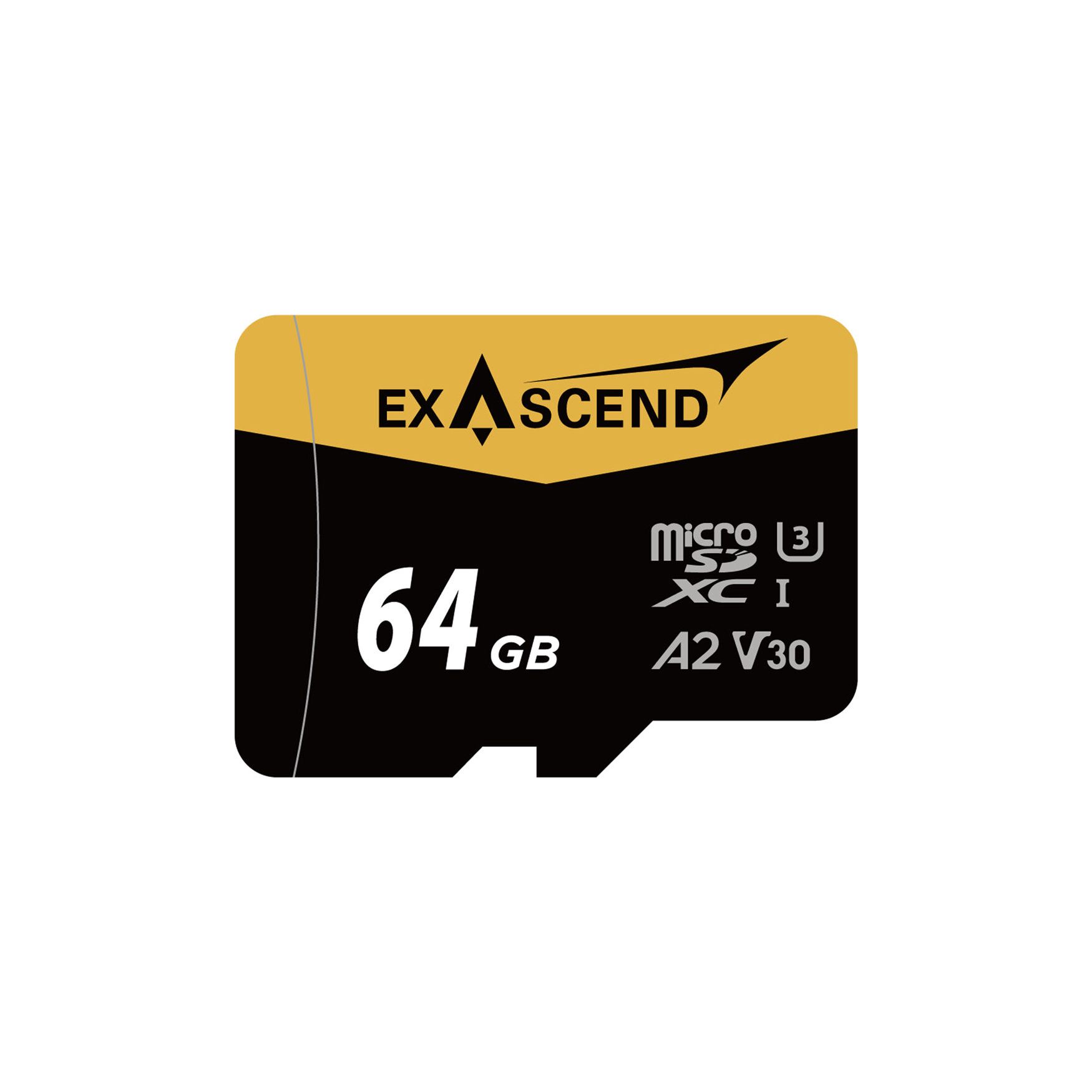Exascend Catalyst UHS-I MicroSD card(V30) 64GB | 6972904952270
